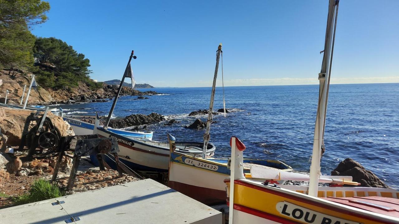 Les Bois Flottes . Plage De La Verne La Seyne-sur-Mer Extérieur photo